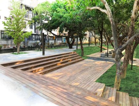 New Green Spaces at Dingpu Canal Pedestrian Path