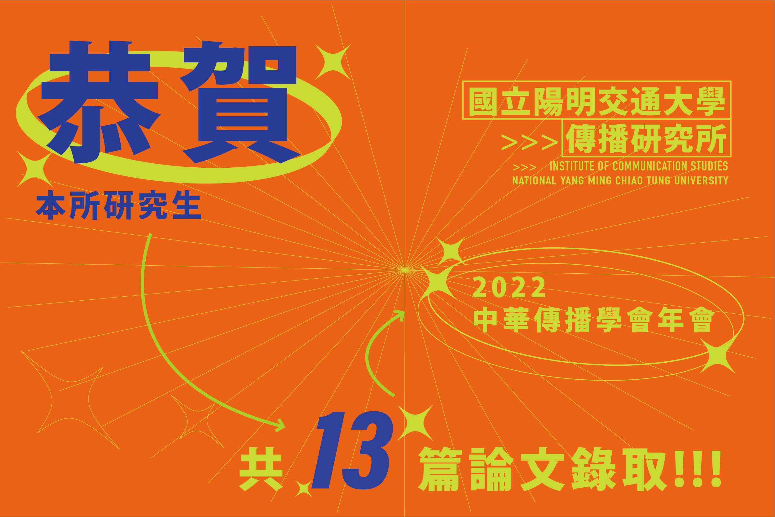 【傳播所】本所師生論文入選2022中華傳播學會年會暨論文研討會「後疫情時代的傳播與社會：媒體做為基礎」